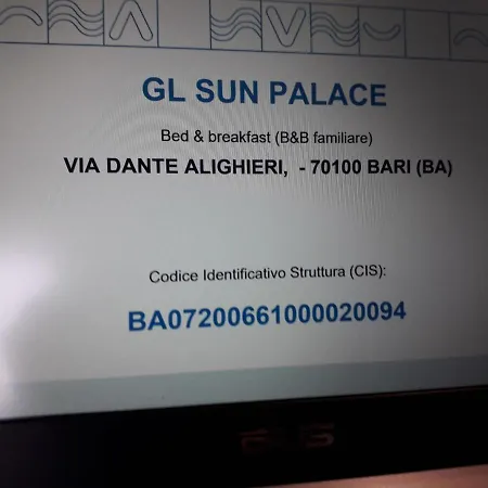 ベッド・アンド・ブレックファスト Gl Sun Palace 3*